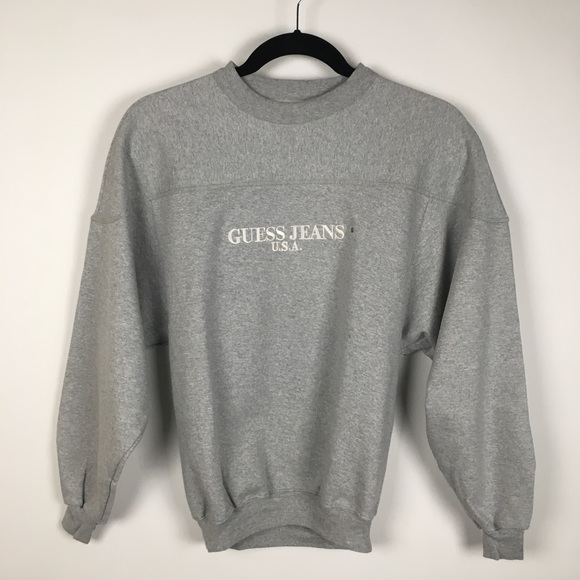 Guess Other - Vintage Guess Jeans USA Sweatshirt Small Mens Gray